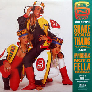 Salt 'N' Pepa - Shake Your Thang / Spinderella's Not A Fella (But A Girl DJ) (Vinyl) (VG+, VG)