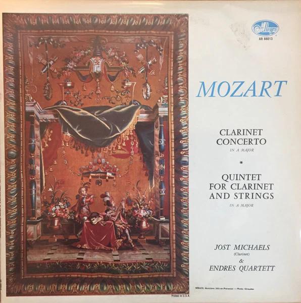 Wolfgang Amadeus Mozart, Jost Michaels, Westfälisches Sinfonieorchester, Hubert Reichert, Endres-Quartett - Clarinet Concerto / Clarinet Quintet (Vinyl) (VG+, VG+)