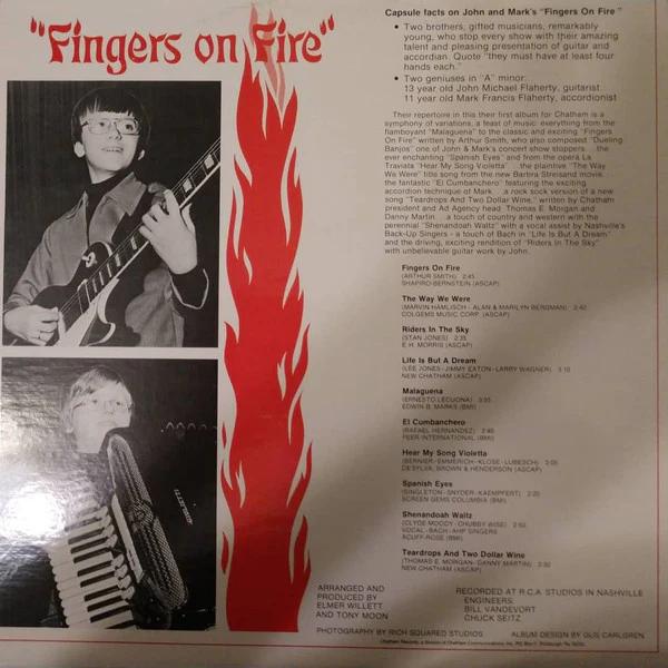 John And Mark Flaherty - Fingers on Fire (Vinyl) (VG+, VG+)