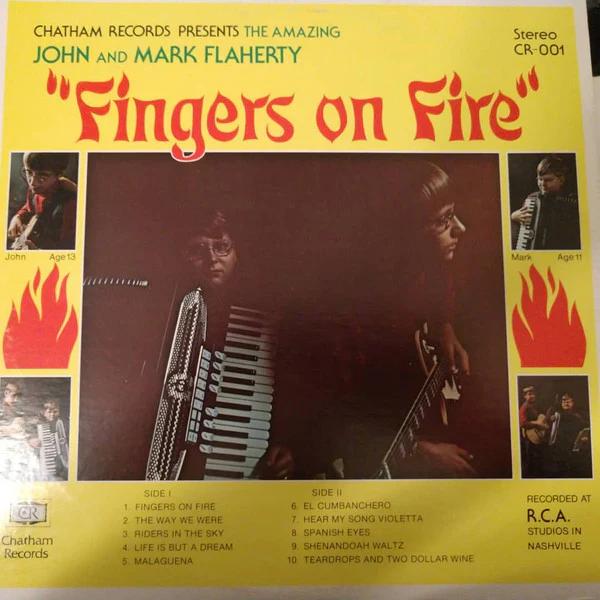 John And Mark Flaherty - Fingers on Fire (Vinyl) (VG+, VG+)