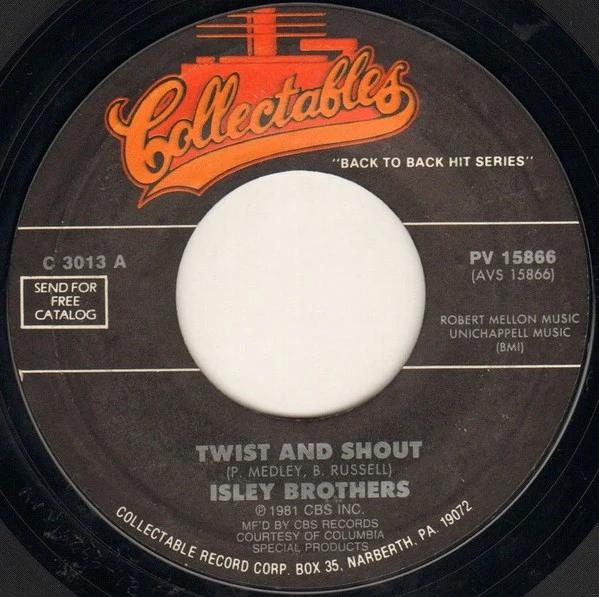 The Isley Brothers / Chuck Jackson - Twist And Shout / I Wake Up Crying (Vinyl) (NM or M-, Generic)