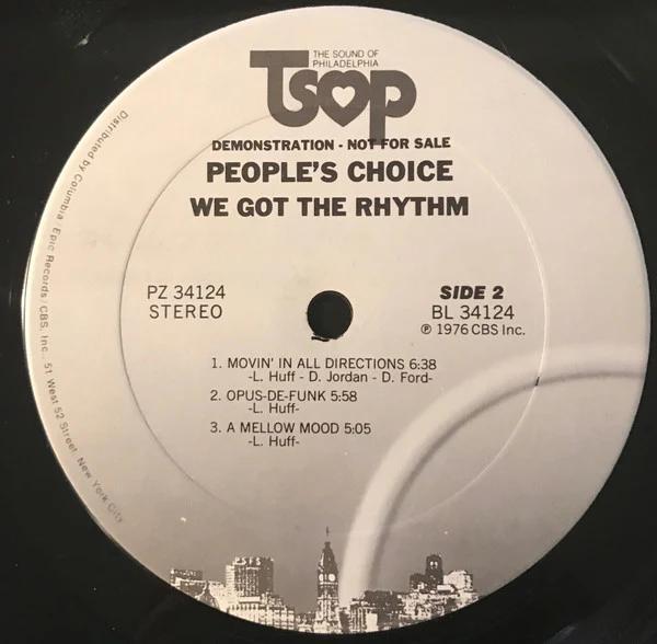 People's Choice - We Got The Rhythm (Vinyl) (VG+, VG)