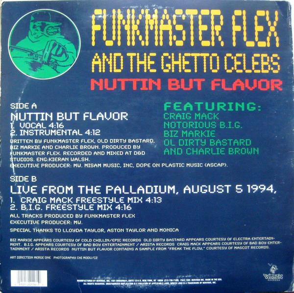 Funkmaster Flex & The Ghetto Celebs - Nuttin But Flavor (Vinyl) (NM or M-, VG+)