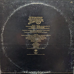 Peter Baumann - Romance 76 (Vinyl) (VG+, VG+)