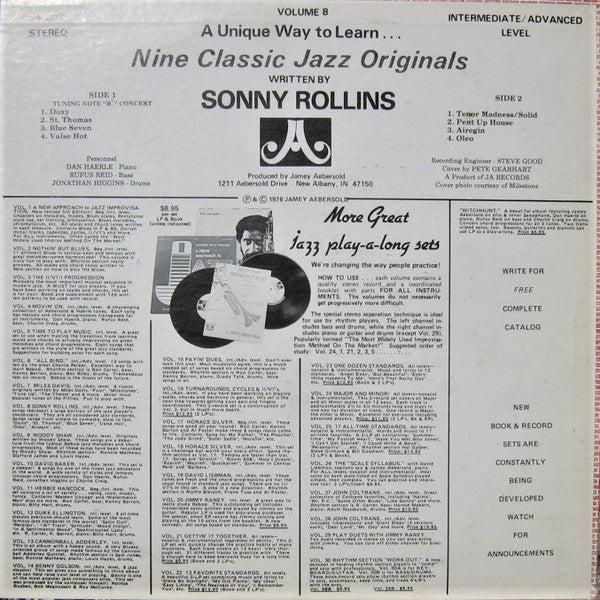 Jamey Aebersold - Sonny Rollins Nine Classic Jazz Originals (Vinyl) (VG+, VG+)