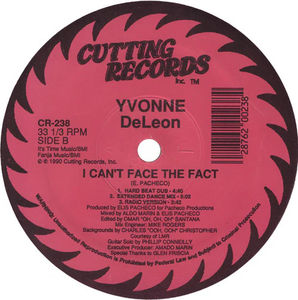 Yvonne DeLeon - I Can't Face The Fact (Vinyl) (NM or M-, Generic)