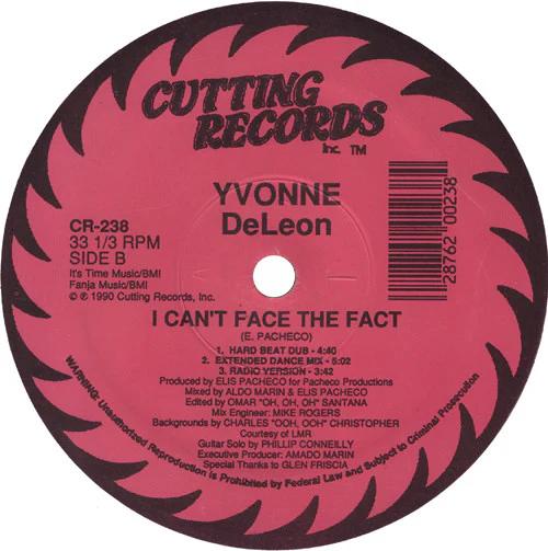 Yvonne DeLeon - I Can't Face The Fact (Vinyl) (NM or M-, Generic)