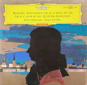 Wolfgang Amadeus Mozart, Berliner Philharmoniker ∙ Karl Böhm - Sinfonien Nr. 40 G-Moll KV 550 / Nr. 41 C-Dur KV 551 (Jupiter-Sinfonie) (Vinyl) (VG, G+)