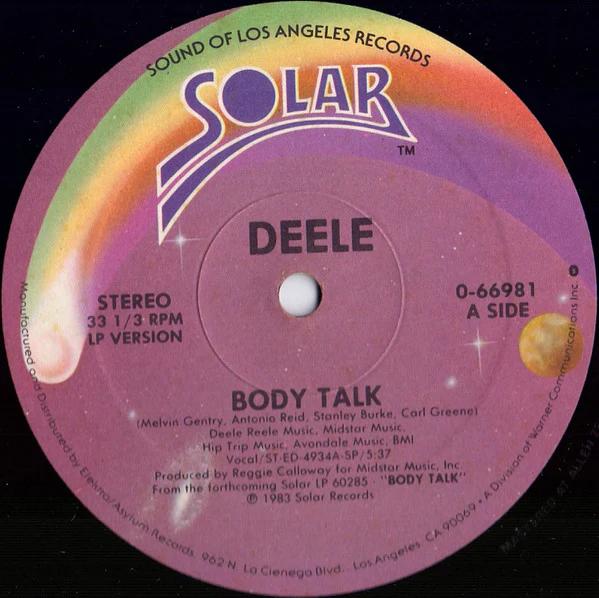 The Deele - Body Talk (Vinyl) (VG+, Generic)