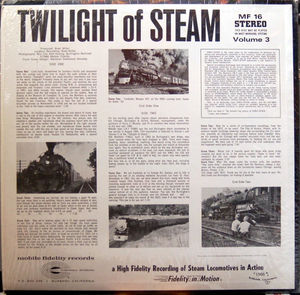 No Artist - Twilight Of Steam - Volume 3 (Vinyl) (VG+, VG+)