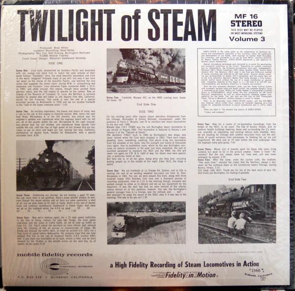 No Artist - Twilight Of Steam - Volume 3 (Vinyl) (VG+, VG+)