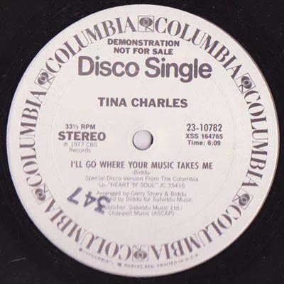 Tina Charles - I'll Go Where Your Music Takes Me (Vinyl) (NM or M-, VG+)