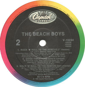 The Beach Boys - Rock 'n' Roll To The Rescue (Vinyl) (VG+, VG)