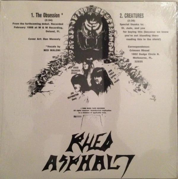 Rhed Asphalt - The Obsession (Vinyl) (NM or M-, VG+)