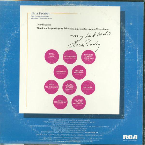 Elvis Presley - From Elvis Presley Boulevard, Memphis, Tennessee (Vinyl) (VG+, VG+)