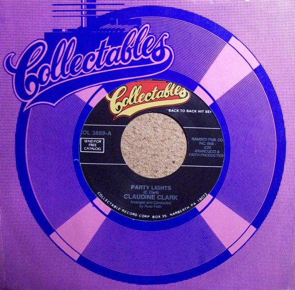 Claudine Clark / Fabian  - Party Lights / Tiger (Vinyl) (NM or M-, VG+)