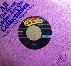 Claudine Clark / Fabian  - Party Lights / Tiger (Vinyl) (NM or M-, VG+)