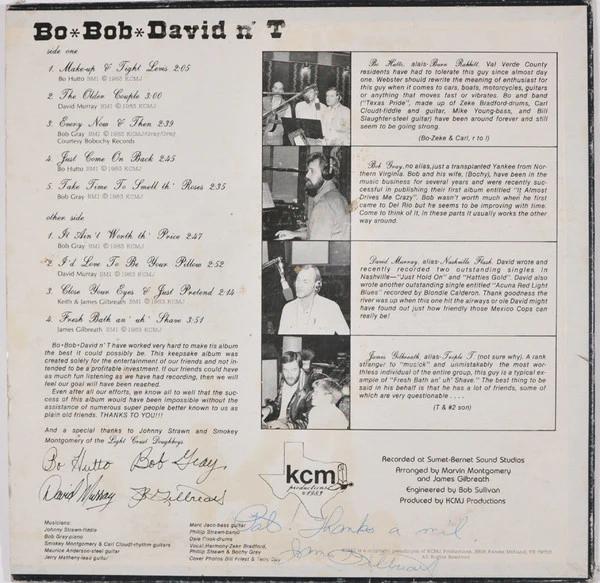Bo*Bob*David N' T - Bo*Bob*David N' T (Vinyl) (VG, VG)