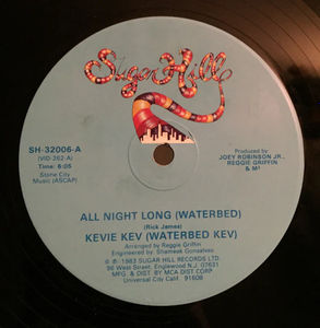 Kevie Kev (Waterbed Kev) - All Night Long (Waterbed) (Vinyl) (VG+, VG)