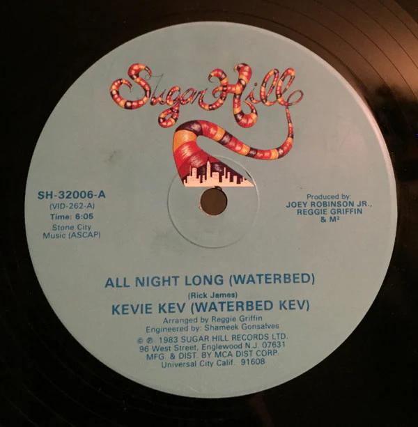 Kevie Kev (Waterbed Kev) - All Night Long (Waterbed) (Vinyl) (VG+, VG)