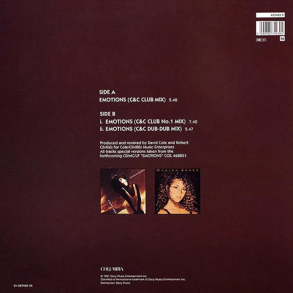 Mariah Carey - Emotions (Vinyl) (VG+, Generic)