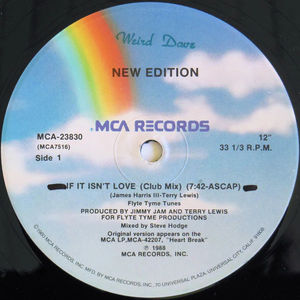New Edition - If It Isn't Love (Vinyl) (VG, VG+)