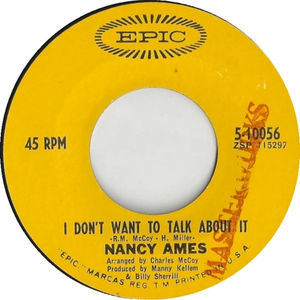 Nancy Ames - I Don't Want To Talk About It (Vinyl) (VG, Generic)