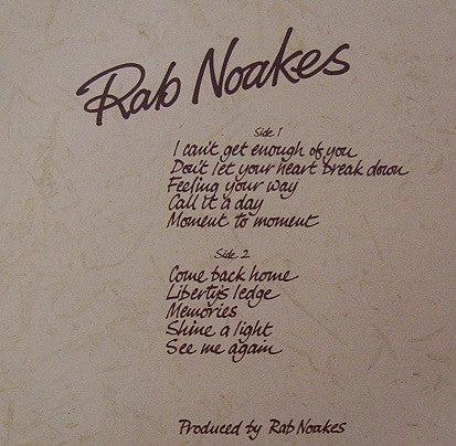 Rab Noakes - Rab Noakes (Vinyl) (VG+, VG+)