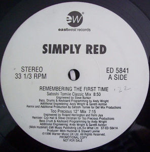 Simply Red - Remembering The First Time (Vinyl) (VG+, VG)