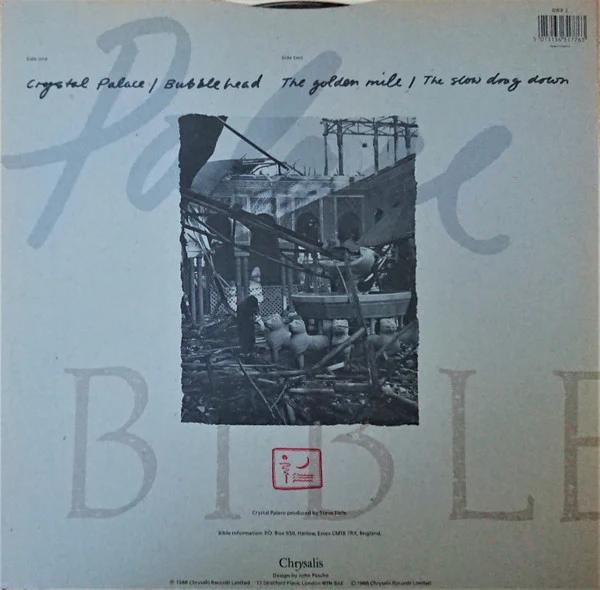 The Bible - Crystal Palace (Vinyl) (VG, VG+)