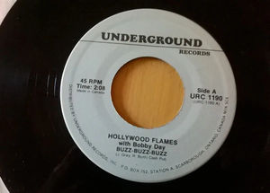 The Hollywood Flames With Bobby Day / Dale Ward - Buzz Buzz Buzz / Letter From Sherry (Vinyl) (NM or M-, Generic)