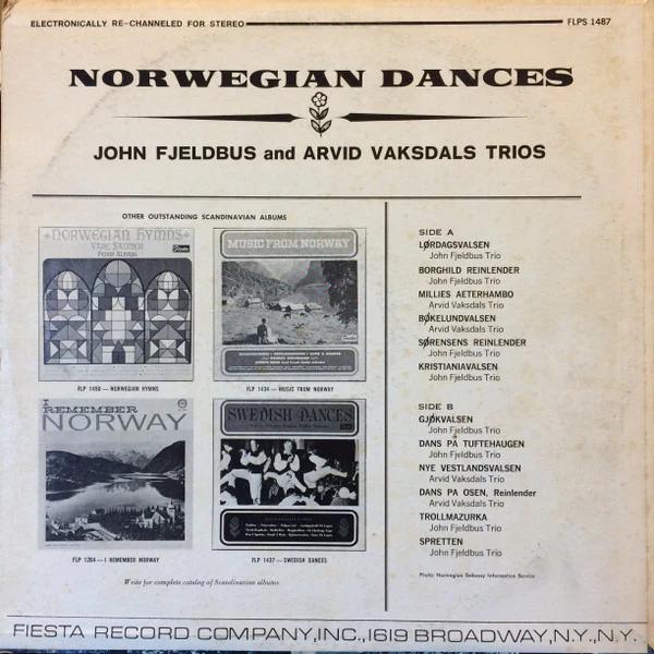 John Fjeldbus Trio, Arvid Vaksdals Trio - Norwegian Dances (Vinyl) (M, VG+)