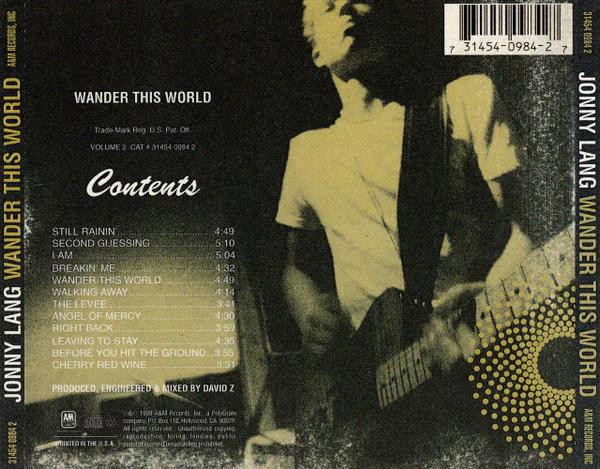 Jonny Lang - Wander This World (CD) (NM or M-, NM or M-)