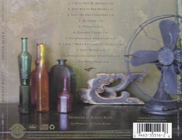 Bonnie Raitt - Souls Alike (CD) (NM or M-, VG+)