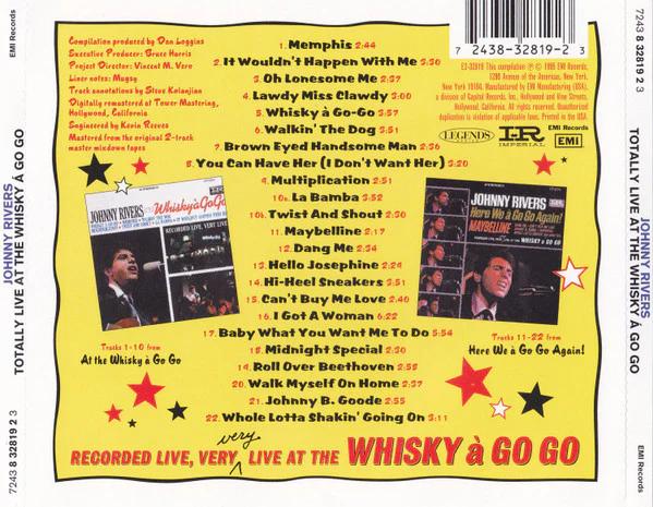 Johnny Rivers - Totally Live At The Whisky À Go Go (CD) (NM or M-, VG)
