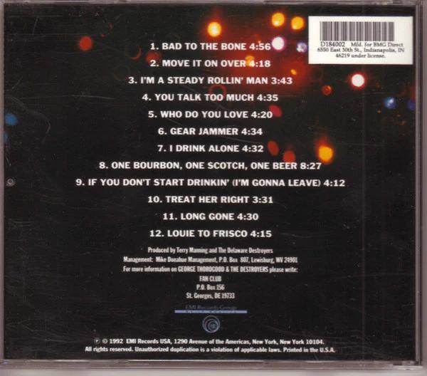 George Thorogood & The Destroyers - The Baddest Of George Thorogood And The Destroyers (CD) (NM or M-, VG+)