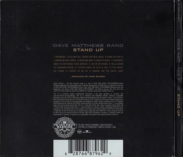 Dave Matthews Band - Stand Up (CD) (VG+, VG+)