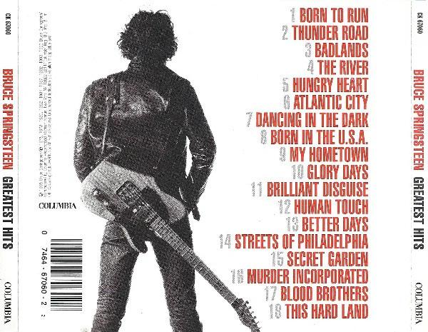 Bruce Springsteen - Greatest Hits (CD) (NM or M-, VG+)