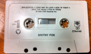 Britny Fox - Britny Fox (Cassette) (VG+, VG+)