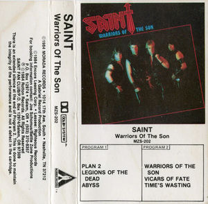 Saint  - Warriors Of The Son (Cassette) (VG+, VG+)