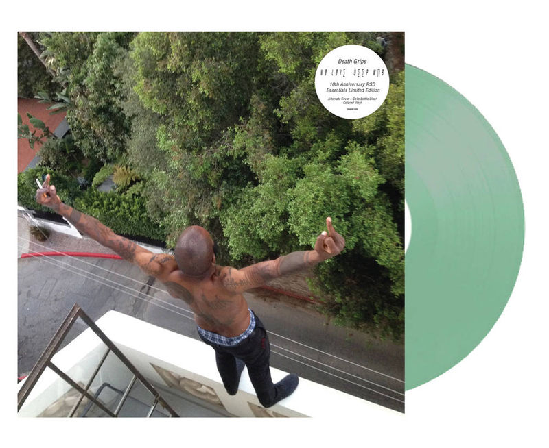 Death Grips - No Love Deep Web (10th Anniversary, RSD Essentials, Alternate Cover, Coke Bottle Clear Colored Vinyl) - Condition:Corner Damaged | Seam Splits