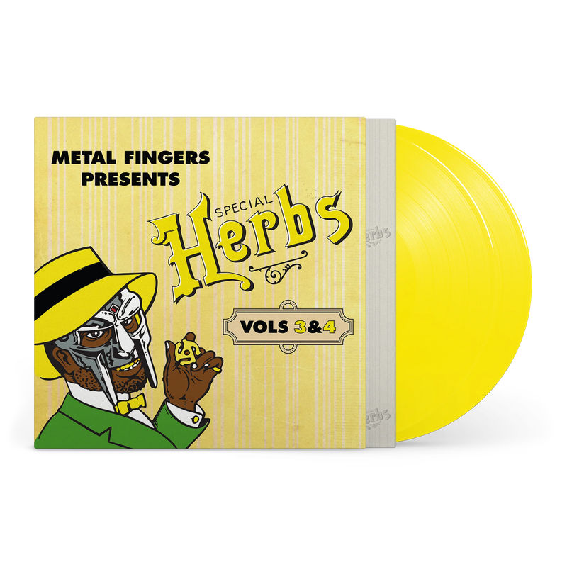 MF DOOM - Metal Fingers Presents: Special Herbs Vol. 3 & 4 (2LP Lemon Yellow Vinyl)